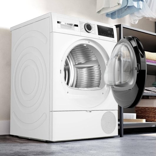 Secadora Bosch WQG243D0ESCondensación 9 kg C Blanco Display Antiarrugas