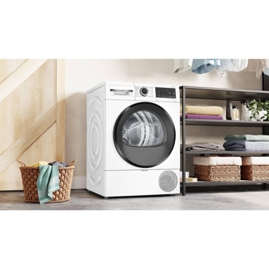 Secadora Bosch WQG243D0ESCondensación 9 kg C Blanco Display Antiarrugas