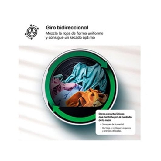Secadora de bomba de calor Siemens iQ500 WQ42G200ES 9 kg D con tambor softDry