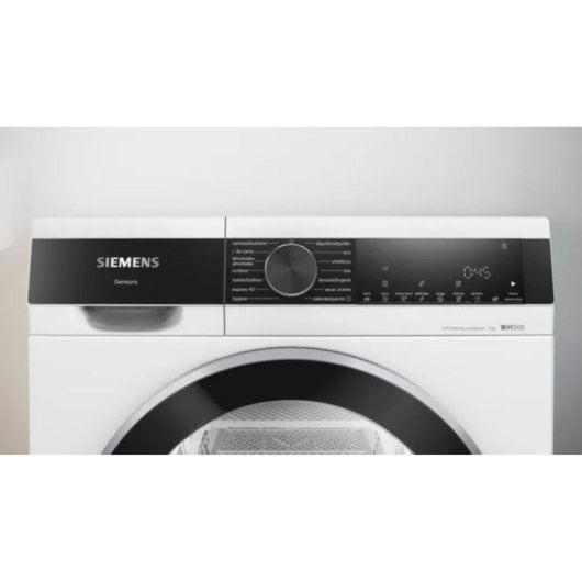 Secadora de bomba de calor Siemens iQ500 WQ45G2D1ES 9 kg Clase energética C antiarrugas y sensores inteligentes