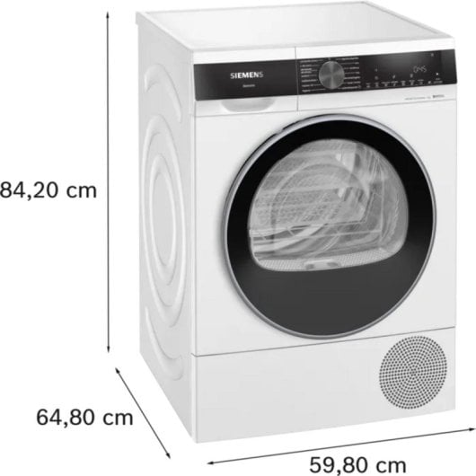 Secadora de bomba de calor Siemens iQ500 WQ45G2D1ES 9 kg Clase energética C antiarrugas y sensores inteligentes