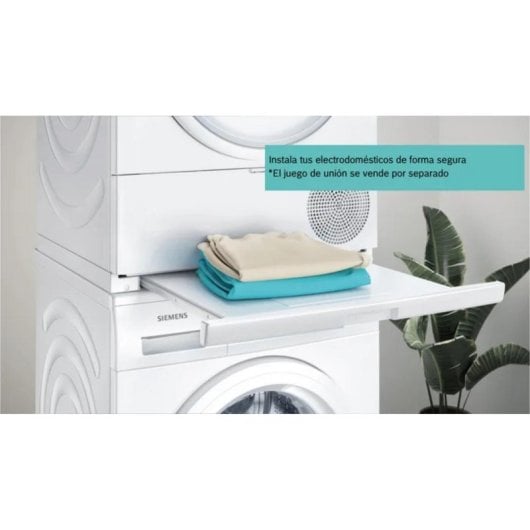Secadora de bomba de calor Siemens iQ500 WQ45G2D1ES 9 kg Clase energética C antiarrugas y sensores inteligentes