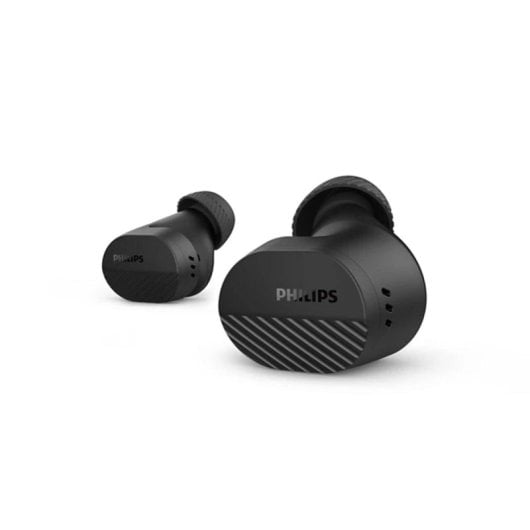 Auriculares Philips TAT5000BK Inalámbricos Bluetooth con Cancelación de Ruido, Micrófono y protección IPX5 Negros