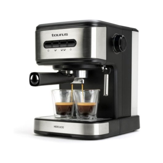 Cafetera Express Taurus Mercucio 1,5L 20 bares con Sistema Extra-Cream y vaporizador