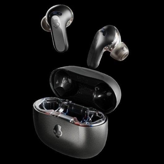 Auriculares Skullcandy RAIL ANC inalámbricos Bluetooth con Cancelación Activa de Ruido, micrófono, para uso diario y dep