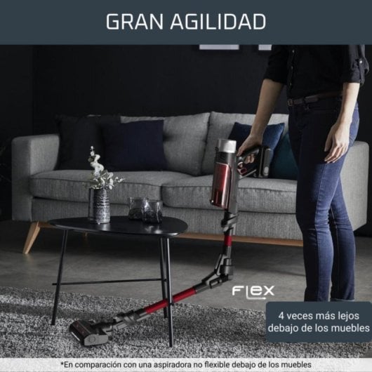 Aspiradora sin cable Rowenta X-Force Flex 9.60 RH2077WO 200 W Autonomía 45 min Animal Care filtro HEPA
