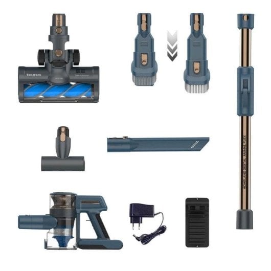 Aspirateur sans Fil Taurus Homeland Digital Animal Flex 415W 60min HEPA Animaux