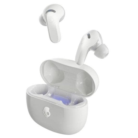 Auriculares Skullcandy Rail ANC inalámbricos Bluetooth True Wireless con Cancelación de Ruido Blancos