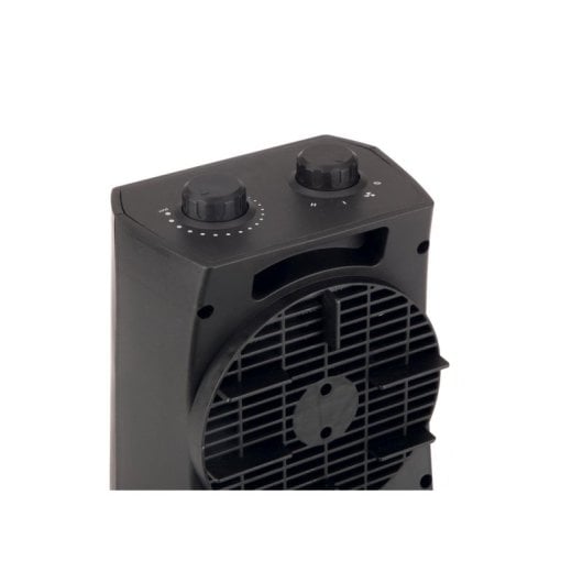 Aquecedor elétrico portátil Jata TV74 2000W, preto, termóstato de proteção anti-tombamento