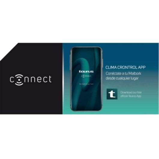 Radiador Eléctrico Taurus Malbork Connect 1500W para 15 m2 con WiFi y control por voz