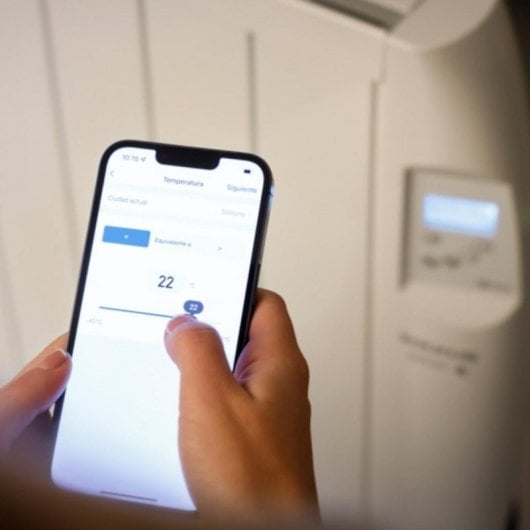 Radiador Eléctrico Taurus Malbork Connect 1500W para 15 m2 con WiFi y control por voz