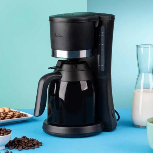 Cafetière filtre Jata JECA1800 1 L 12 tasses avec verseuse thermos à double paroi et arrêt automatique