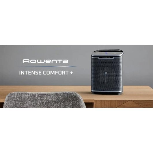 Calefactor Rowenta SO9360 2000W Cerámico Compacto Electrónico Negro Azul Asa Eco Silencioso