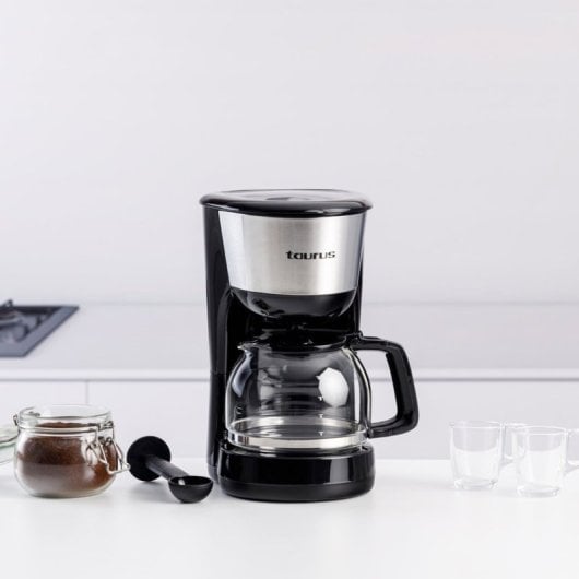 Cafetera de filtro Taurus Verona 12 Inox 12 tazas 1000W filtro lavable placa calefactora