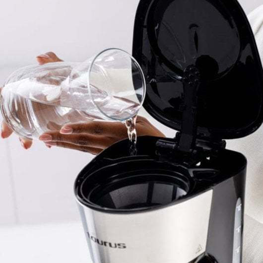 Cafetera de filtro Taurus Verona 12 Inox 12 tazas 1000W filtro lavable placa calefactora