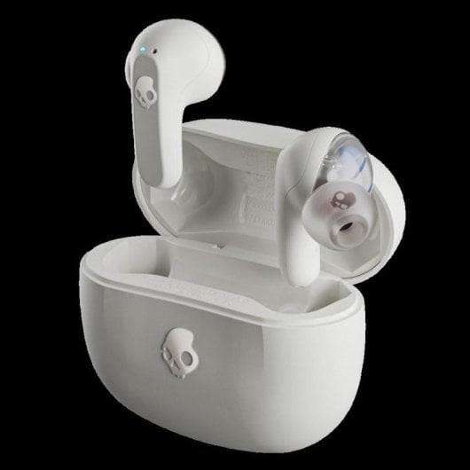 Auriculares Skullcandy Rail inalámbricos True Wireless Bluetooth con micrófono y USB-C blancos