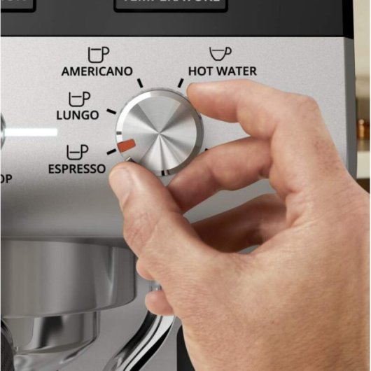 Krups Precision XP801T10 Espressomaschine, 3 l, 15 bar, integriertes Mahlwerk, Dampflanze