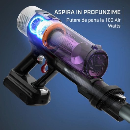 Aspiradora sin cable Rowenta X-Force Flex 9.60 RH2048WO 100AW Filtro lavable Autonomía 45min