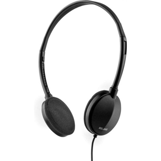 Auriculares Elbe AU789CC con cable, conexión alámbrica para llamadas y música, diadema negra