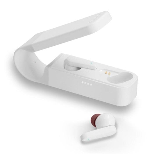 Auriculares Hama Spirit Pocket inalámbricos True Wireless Bluetooth para llamadas y música blancos
