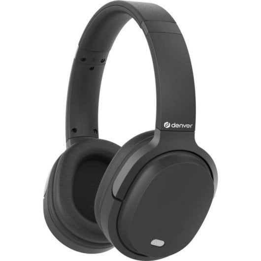 Casque Bluetooth sans fil/filaire Denver BTN-210B avec microphone antibruit actif, noir