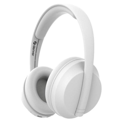 Auriculares Denver BTH-235W inalámbricos Bluetooth para llamadas y música blancos