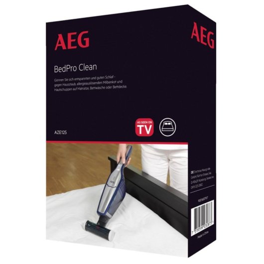 Escova BedPro Clean AEG AZE125 para aspirador sem fios compatível CX7 HX6 preta