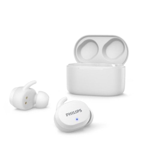 Auriculares Philips TAT3216WT/00 inalámbricos Bluetooth True Wireless IPX5 con micrófono blancos