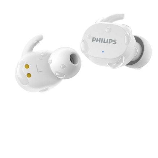 Auriculares Philips TAT3216WT/00 inalámbricos Bluetooth True Wireless IPX5 con micrófono blancos
