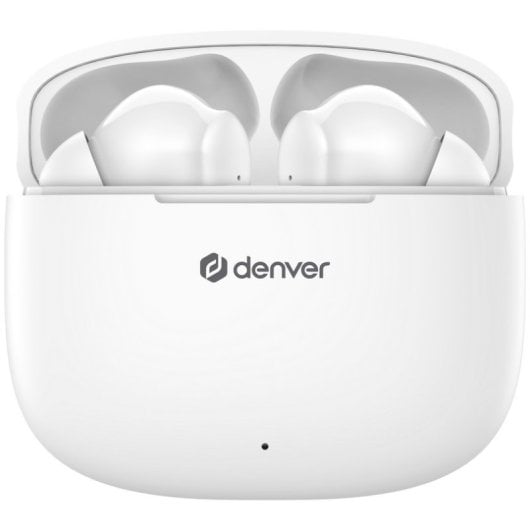 Auriculares Denver TWE-48W inalámbricos True Wireless Bluetooth para llamadas y música blancos