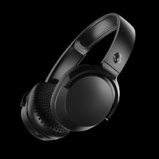 Auriculares sem fios Bluetooth Skullcandy Riff 2 para música e uso diário (pretos)