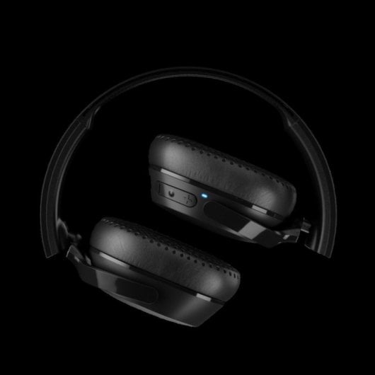 Auriculares sem fios Bluetooth Skullcandy Riff 2 para música e uso diário (pretos)