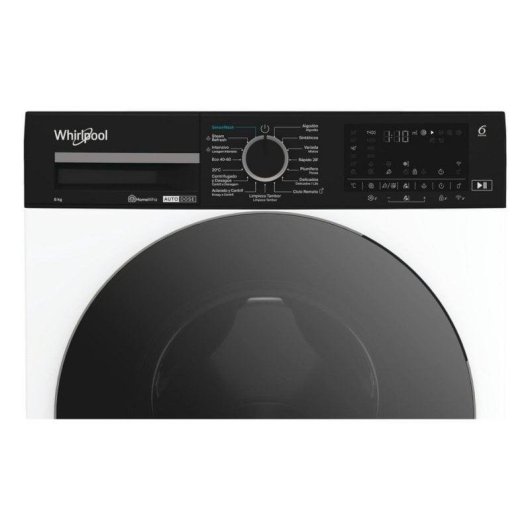 Máquina de Lavar Roupa Whirlpool WPM 87W ADS SPT Carga Frontal 8 kg 1400 rpm A Branca