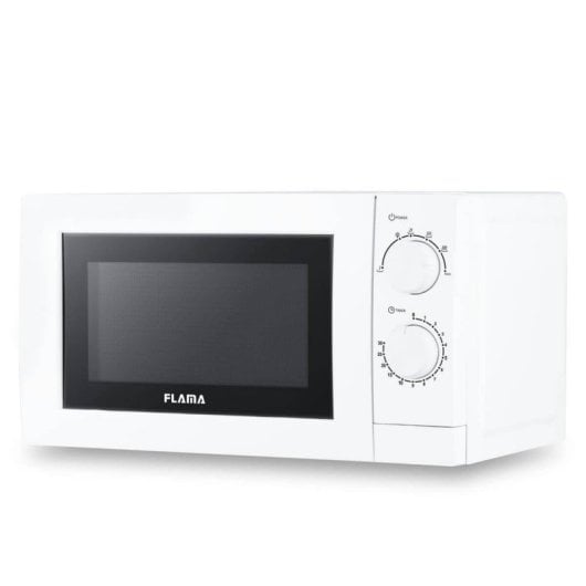 Microondas Flama 1816FL 20L 700W con Auto cocinado y Función Descongelar
