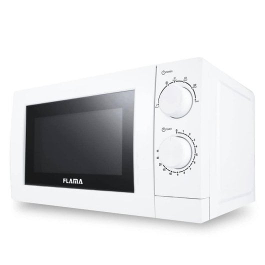 Microondas Flama 1816FL 20L 700W con Auto cocinado y Función Descongelar