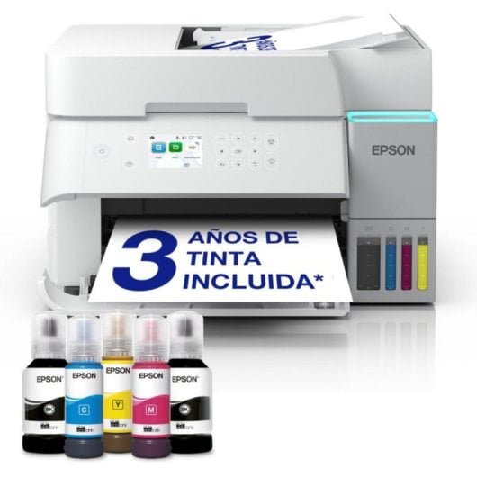 Multifunción Epson EcoTank ET-4856 Inyección de tinta Color WiFi Ethernet Dúplex LCD ADF