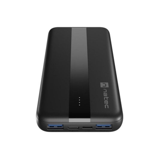 Powerbank NATEC Trevi Slim Q V2 10000 mAh Polímero de litio Power Delivery Quick Charge Negro