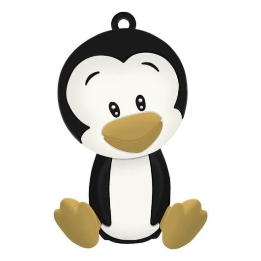Batterie externe Celly PBPENGUIN 2600 mAh LiPo 10 W USB-C et USB-A Noir, Blanc, Jaune