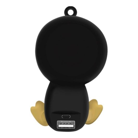 Batterie externe Celly PBPENGUIN 2600 mAh LiPo 10 W USB-C et USB-A Noir, Blanc, Jaune