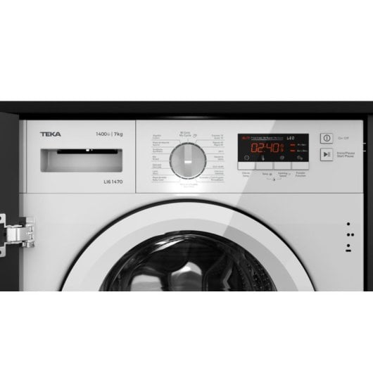 Máquina de Lavar Roupa Teka LI6 1471 7kg Carregamento Frontal 1400rpm A Branco Integrável Inverter