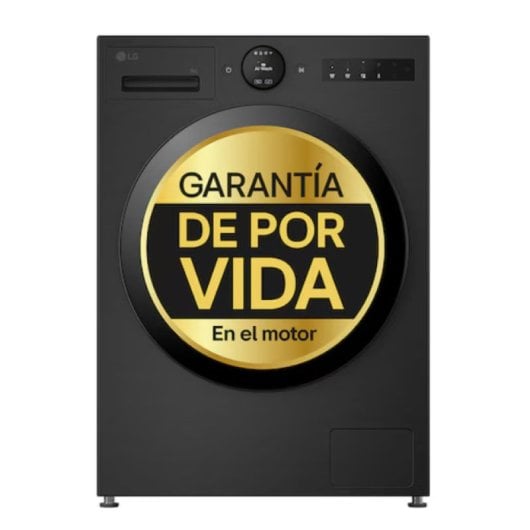 Lavadora LG F4X7009TBB 9 kg Carga Frontal 1400 rpm A Negra Wi-Fi AI Direct Drive TurboWash