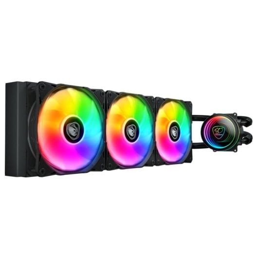 Refrigeración Líquida Cougar CGR-PSDELRGB-B-360 360mm 3 Ventiladores ARGB Negro