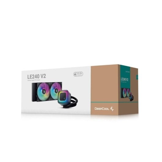 Refroidissement Liquide DeepCool LE240 V2 240 mm 2 Ventilateurs LED RGB