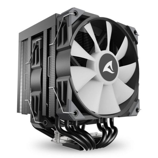 Refrigeración Aire Sharkoon Socket AM5 LGA1851 120 mm A60 RGB Doble Torre Espejo Infinito