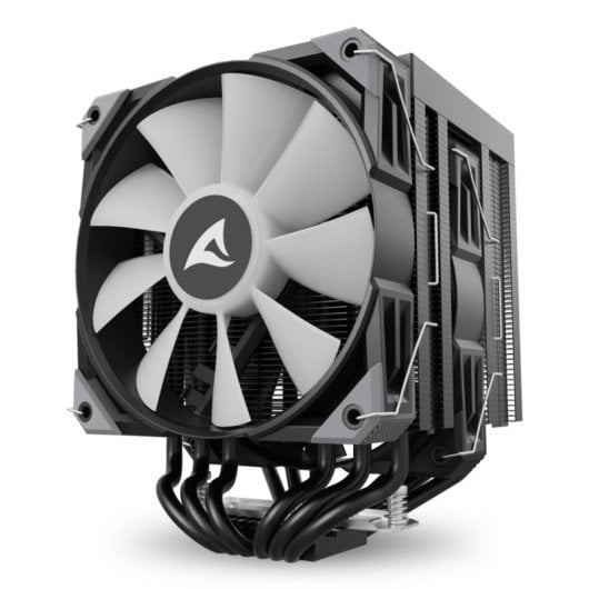 Refrigeración Aire Sharkoon Socket AM5 LGA1851 120 mm A60 RGB Doble Torre Espejo Infinito