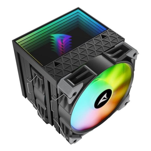 Refrigeración Aire Sharkoon Socket AM5 LGA1851 120 mm A60 RGB Doble Torre Espejo Infinito