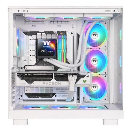 Refrigerazione Liquida Thermaltake MAGFloe 420 Ultra ARGB 420mm 3 Ventole ARGB Display TFT Bianco