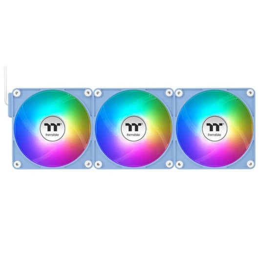 Ventilateur supplémentaire Thermaltake CL-F198-PL12BU-A 120 mm 2000 RPM LED multicolore PWM (3 unités)