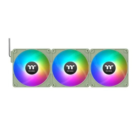 Ventilatore supplementare Thermaltake CL-F196-PL12MG-A 120mm 2000RPM LED Multi confezione da 3