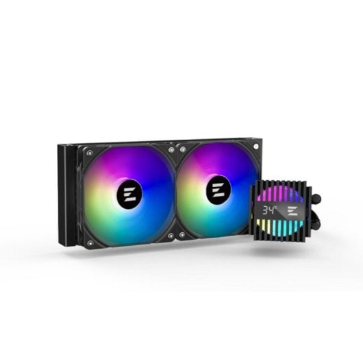 Refrigeración Líquida Zalman ALPHA2 A24 BLACK 240mm 2 Ventiladores RGB Multicolor